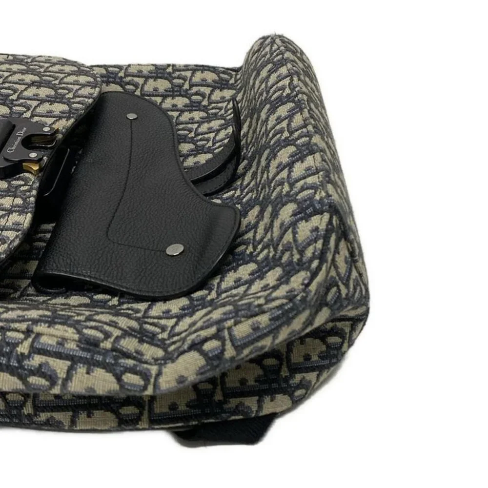 Dior Backpack Gallop Oblique Navy Ivory - Picture 13 of 15